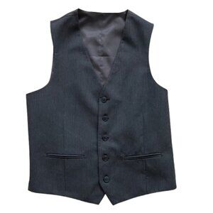 Unbranded formal charcoal suit vest